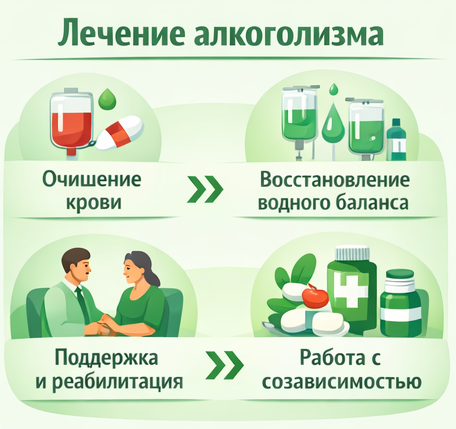лечение алкоголизма в Городце этапы